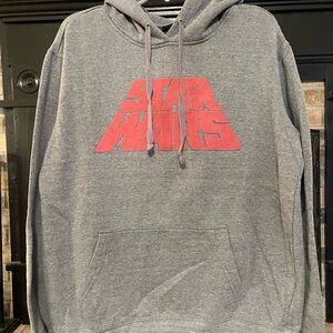 Star Wars Gray and Red Sweatshirt Hoodie
